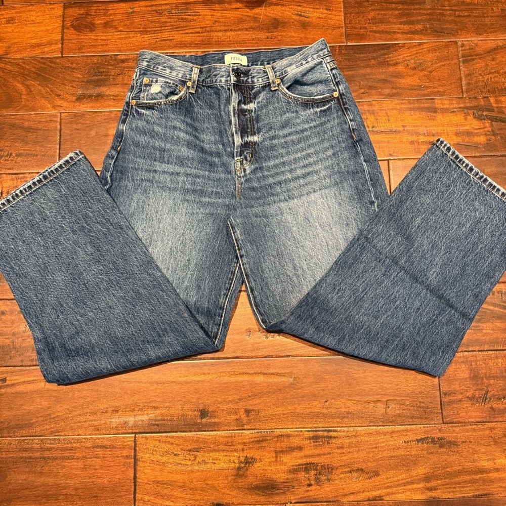 Pistola wide leg buttonfly jeans 30